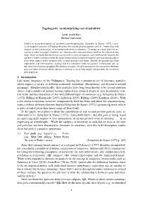 Tagalog Pala: an Unsurprising Case of Mirativity