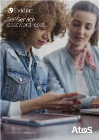 Evidian Self-Service Password Reset
