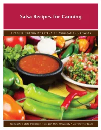 Salsa Recipes for Canning