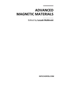 Advanced Magnetic Materials