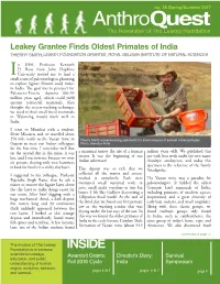 Anthroquest the Newsletter of the Leakey Foundation