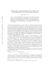Arxiv:1203.6370V2 [Math.RT]