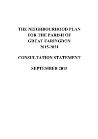FNP Consultation Statement