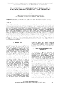 The Contribution of Earth Observation Technologies to Monitoring Strategies of Cultural Landscapes and Sites