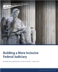 Building a More Inclusive Federal Judiciary