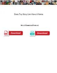 Does Toy Story Lien Have a Name