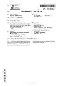 Ep 2540295 A1