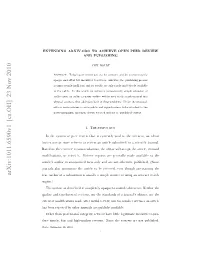 Extending Arxiv. Org to Achieve Open Peer Review and Publishing