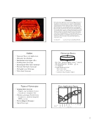 Optical Gyroscopes: Sensing Rotation Without Moving Parts Abstract