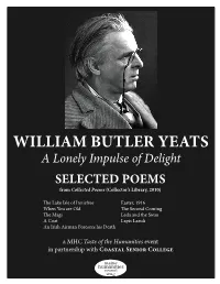WB Yeats Poems-Formatted