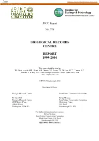 Biological Records Centre Report 1999-2004