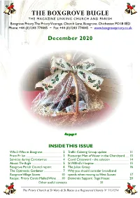 The Boxgrove Bugle