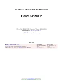 Vaneck Vectors ETF Trust Form NPORT-P Filed 2020-11-25