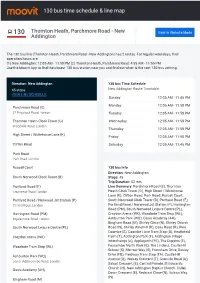 130 Bus Time Schedule & Line Route