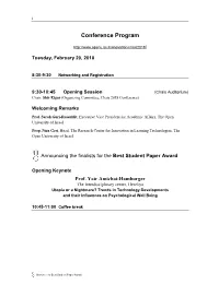 Conference Program