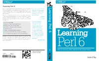 Learning Perl 6