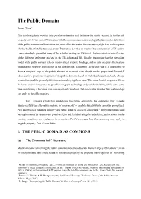 The Public Domain