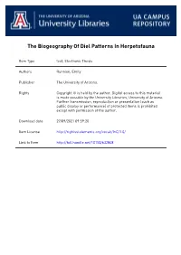 A Thesis Submitted to the Honors College in Partial Fulfillment of the Bachelors Degree with Honors in Natural Resources
