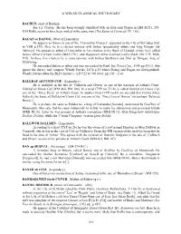 A Welsh Classical Dictionary