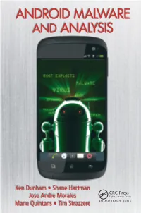Android Malware and Analysis