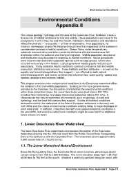 Environmental Conditions Appendix II