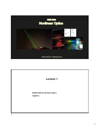 L1 Logistics. Intro To