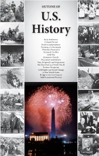 Outline of U. S. History