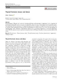 Thyroid Hormone Misuse and Abuse