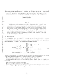 Arxiv:Math/0601536V2 [Math.AC] 5 Sep 2006 Nt Dimensional; ﬁnite Ecl Qaematrix Square a Call We T Hrceitci Eoe by Denoted Is Characteristic Its Notations