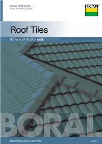 ROOF TILES Build Something Great™
