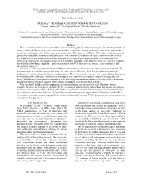 Gateway Program Acquisition Strategy Overview