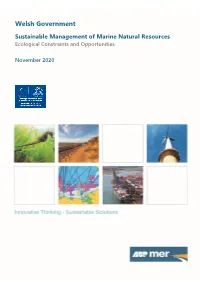Sustainable Management of Marine Natural Resources Ecological Constraints and Opportunities