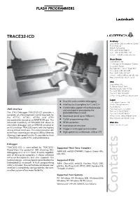 TRACE32-ICD Iscontrolledbytrace32- Debugger a Trace32inlanofpcsandworkstations
