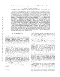 Arxiv:1904.01064V3 [Cond-Mat.Stat-Mech] 20 Jan 2020 Tion Theorem (TFT); in [15], a Detailed ﬂuctuation The- Understanding of Eps, E.G