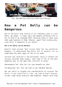 How a Pot Belly Can Be Dangerous,Samgyeopsal Gui