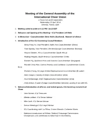 ICU 2014 General Assembly Minutes