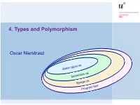 4. Types and Polymorphism