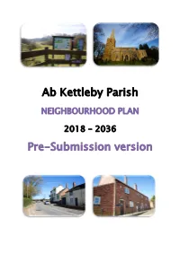 Ab Kettleby Parish Pre-Submission Version