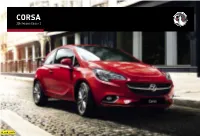 CORSA 2016 Models Edition 2