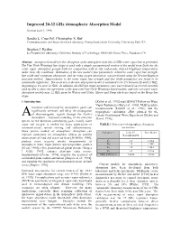 Improved 20-32 Ghz Atmospheric Absorption Model Version June 1, 1998