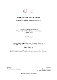 Mapping Dublin in James Joyce's