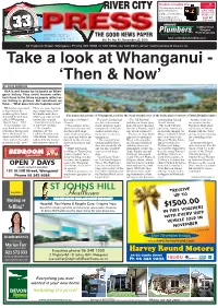 Take a Look at Whanganui - ‘Then & Now’ by DOUG DAVIDSON H&A Is Well Known for Its Books on Whan- Ganui History