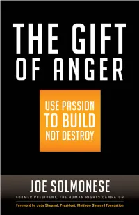 The Gift of Anger: Use Passion to Build Not Destroy