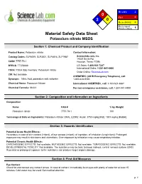 0 2 0 Material Safety Data Sheet