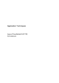Application Techniques