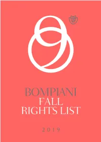 Bompiani Fall Rights List
