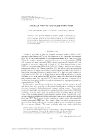Compact Groups and Fixed Point Sets