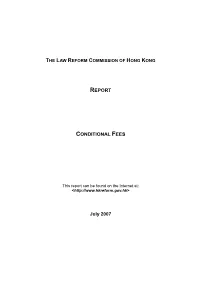 Conditional Fees
