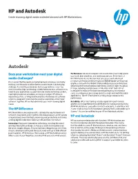 HP and Autodesk Create Stunning Digital Media and Entertainment with HP Workstations