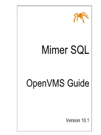 Openvms Guide